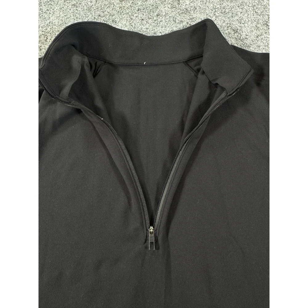 Lululemon Surge Warm 1/2 Zip Mens Large Black Running Training Pullover